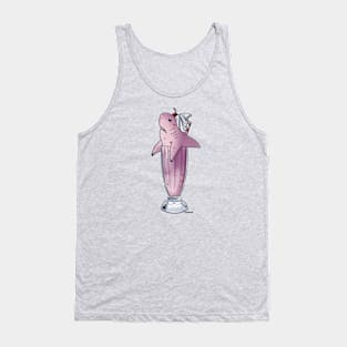 Strawberry Milkshark Tank Top